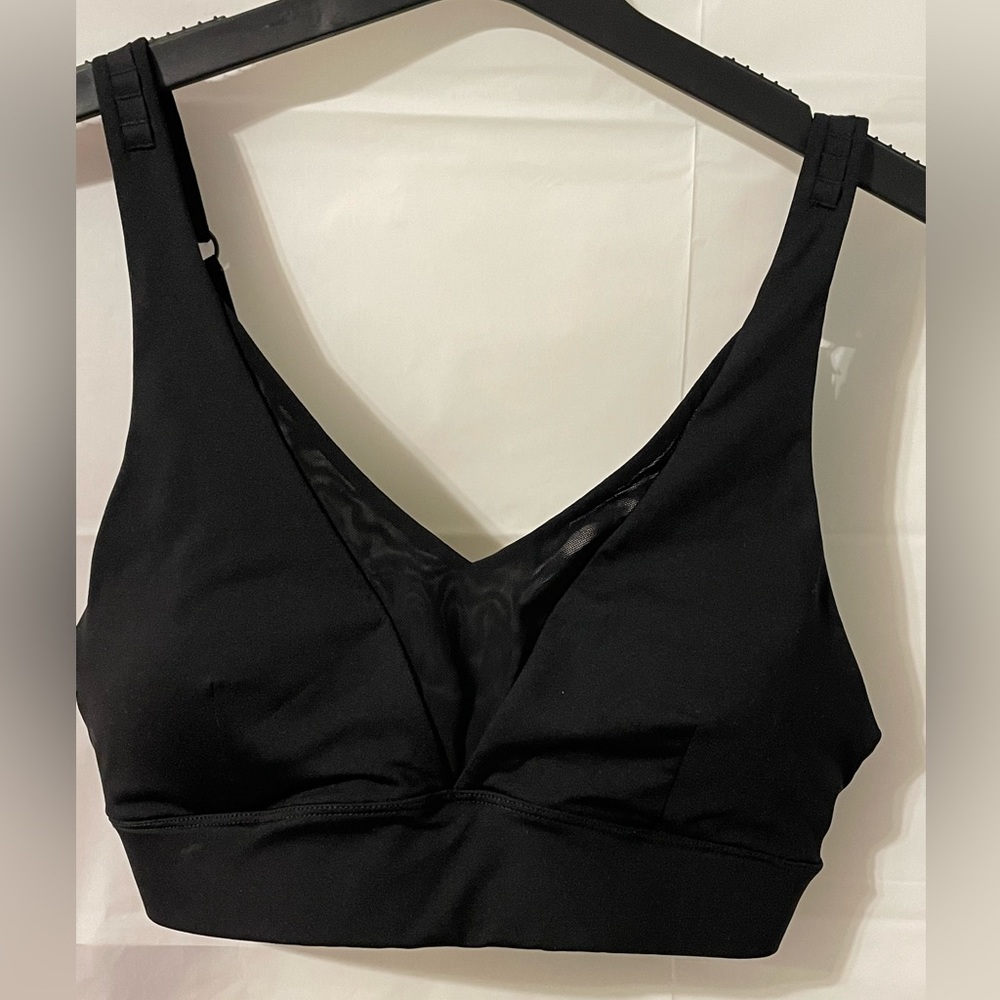 Zyia Active Black Adjustable Mesh Convertible Bra